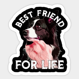 Collie Companion: Faithful Best Friend For Life Classic & Timeless Tee Sticker